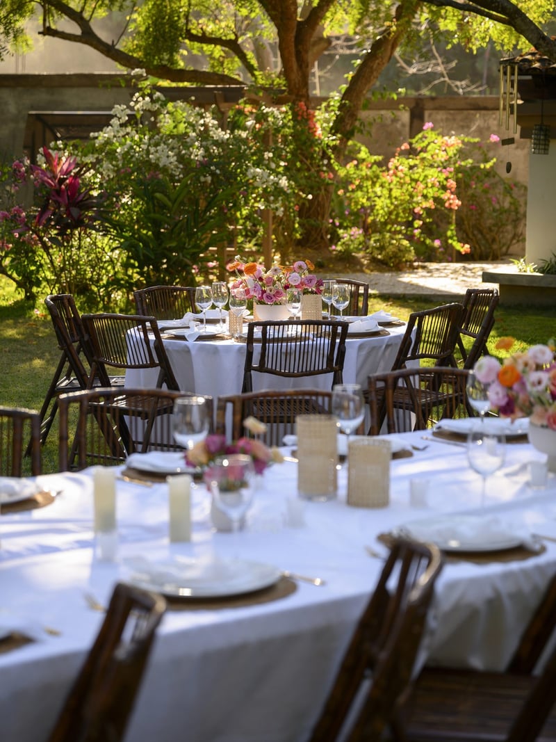 Wedding round tables