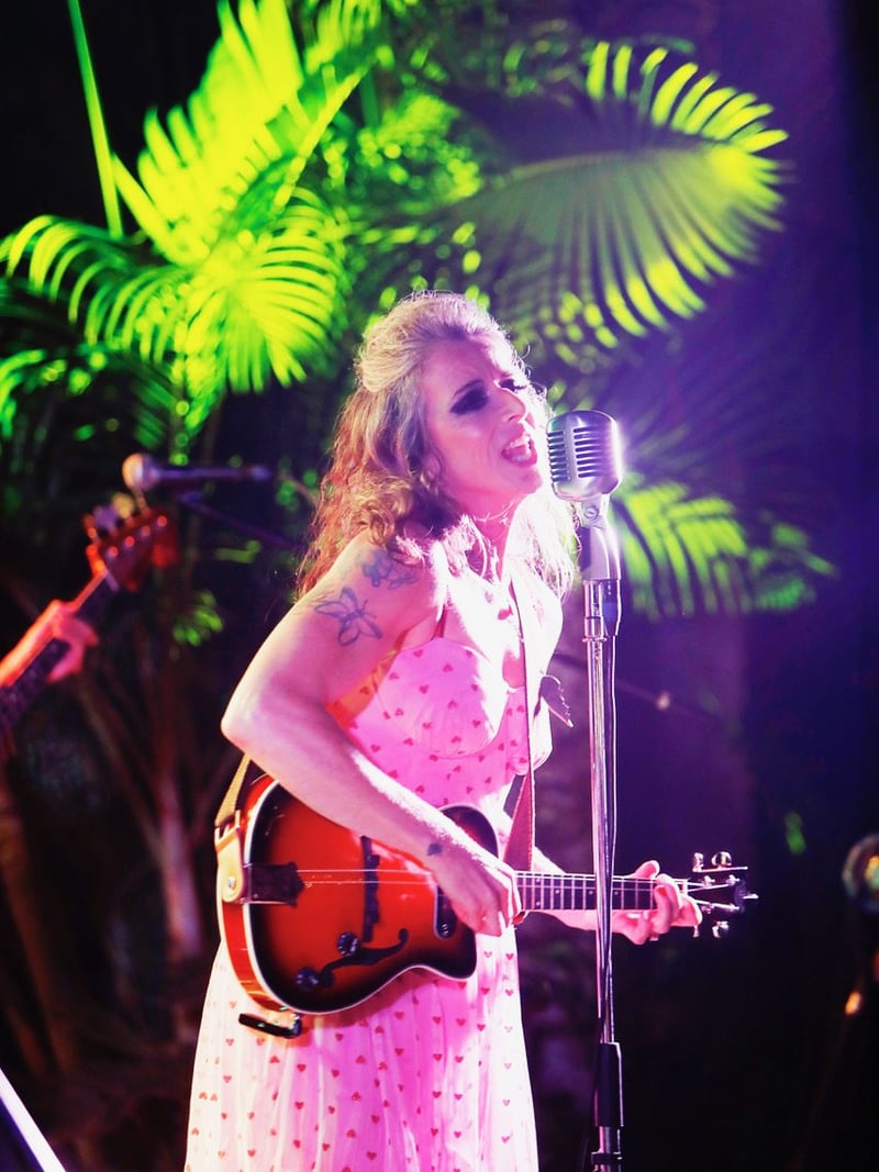 Live band performance