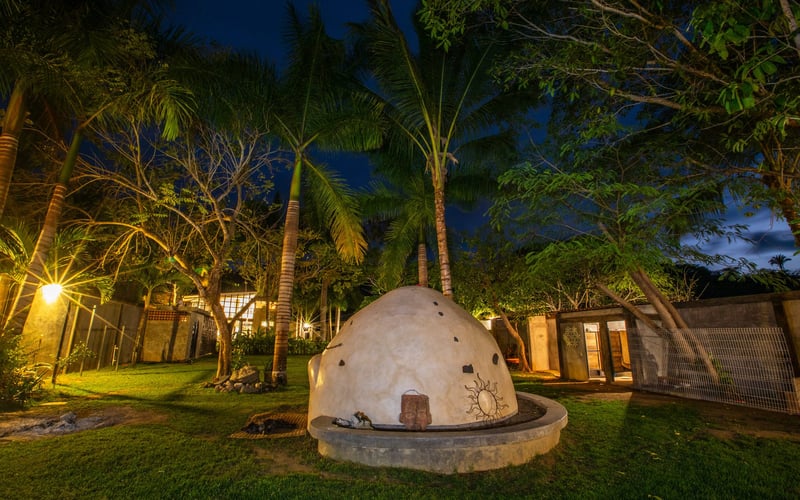 Temazcal at night