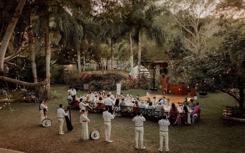 Mariachi at estate dinner