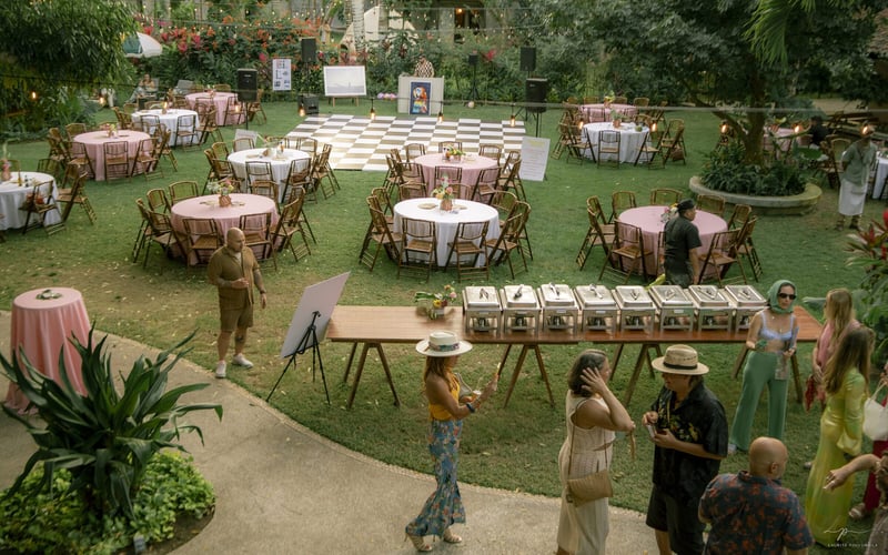 Acapulco Nights event setup