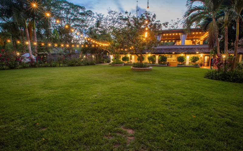 Hacienda yard view