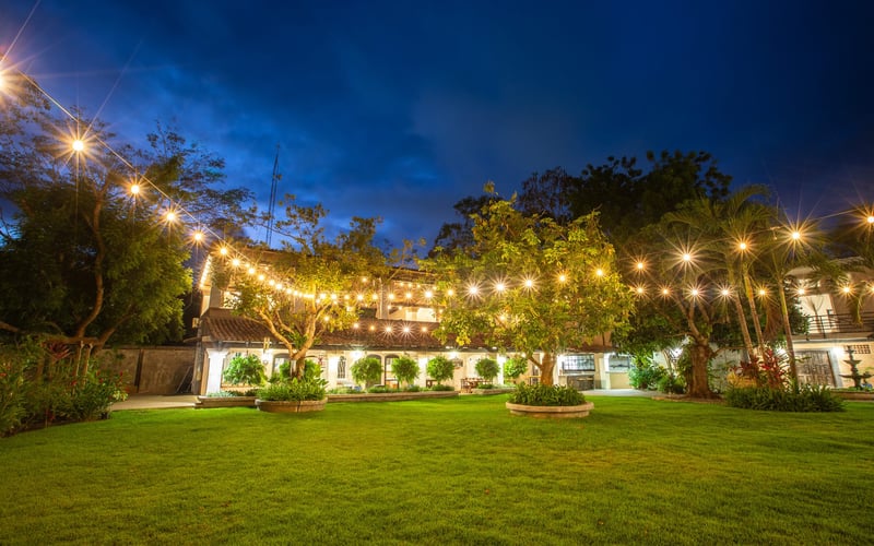 Hacienda yard