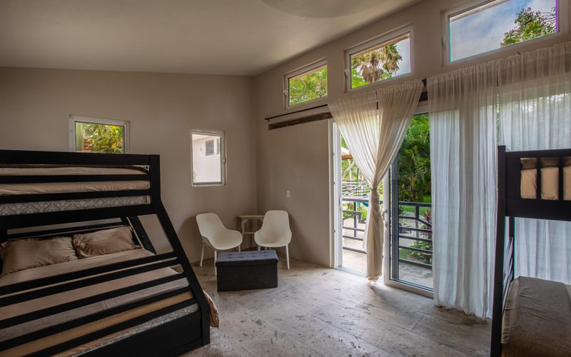 Villa Rios bunkroom