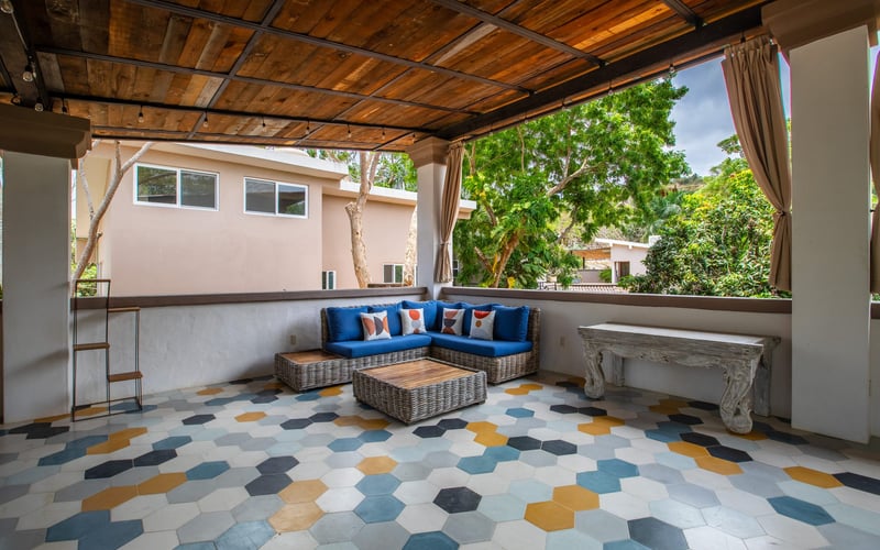 Hacienda rooftop terrace