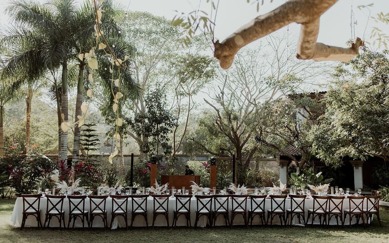 Wedding long table